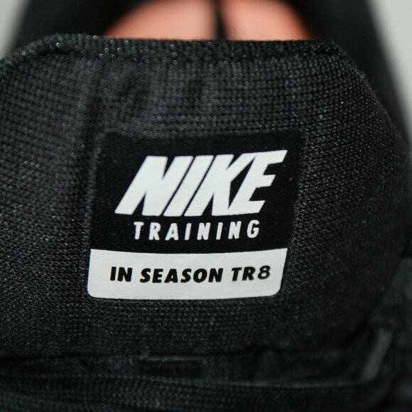 Nike Training in Season TR 8 Just Do It Athletic Shoe Size 9.5 Black and White - Picture 10 of 14